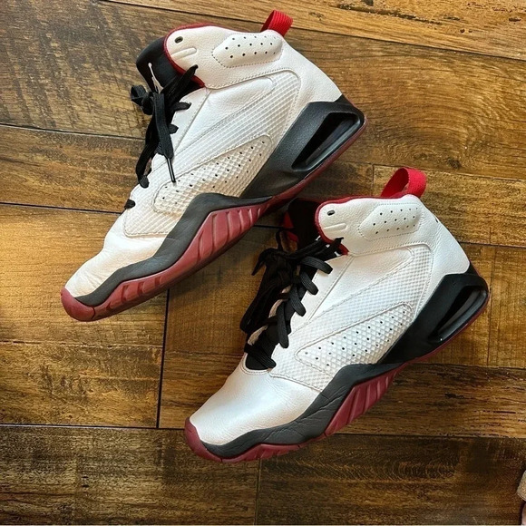 Nike Air Jordan Lift Off Men’s 10 Basketball Shoe‎ White/Black/Red AR4430-106 - Picture 4 of 12
